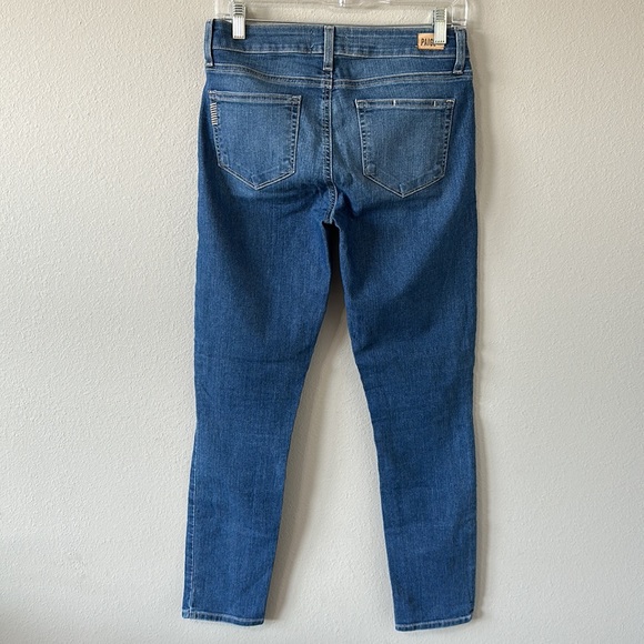 PAIGE | Anthropologie Skyline Ankle Peg Jeans Size 28 Medium Wash - Picture 9 of 12